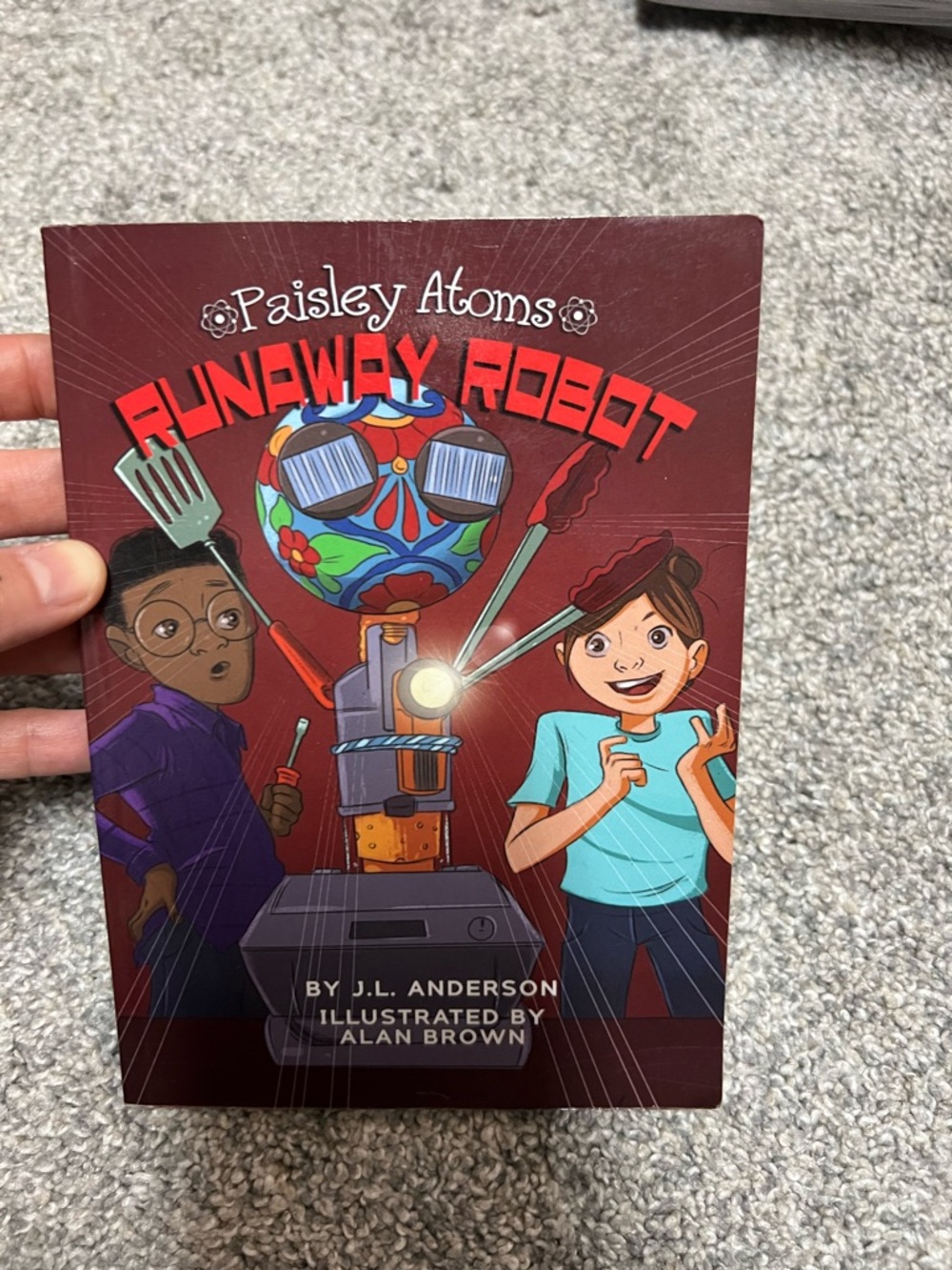 Paisley Atoms: Runaway Robot - Colorful Illustrated Kids Book